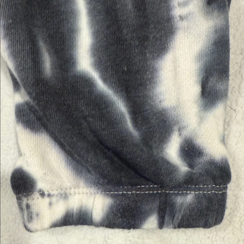 Garage Black and Cream Tie-Dye Joggers - Picture 3 of 4